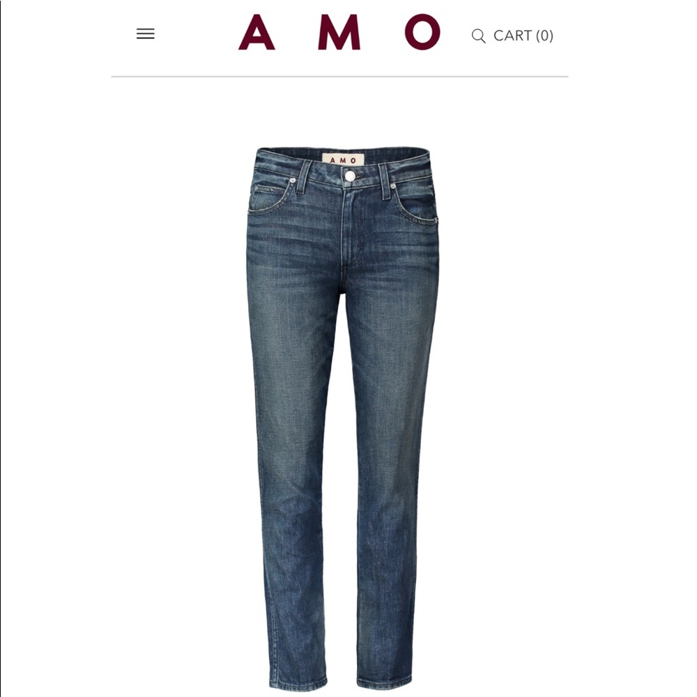 AMO Stix Crop Forever Blue Jeans